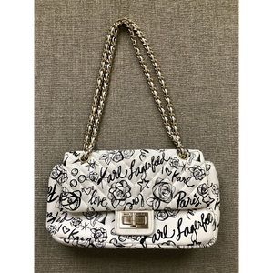 🔸 Karl Lagerfeld White Shoulder Bag